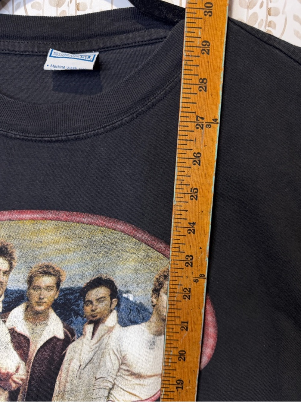 *NSYNC VINTAGE Bye Bye Bye Tour Concert Tee Black Cotton size XL - Picture 8 of 8